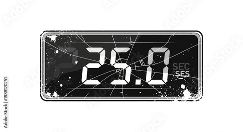 Broken Digital Timer Display