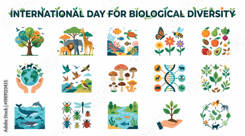 International Day Biological Diversity Ecosystem Nature Conservation