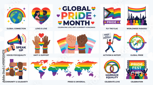 LGBTQ+ Pride Month Global Celebration and Equality