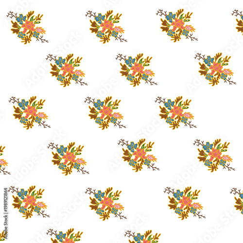 A floral motif typical of traditional