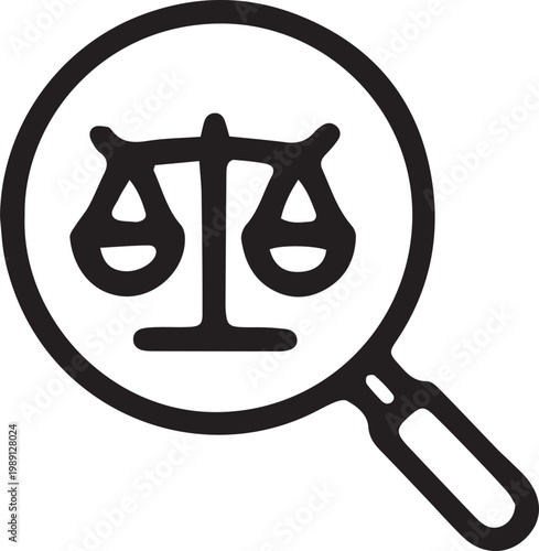 Legal Investigation Icon