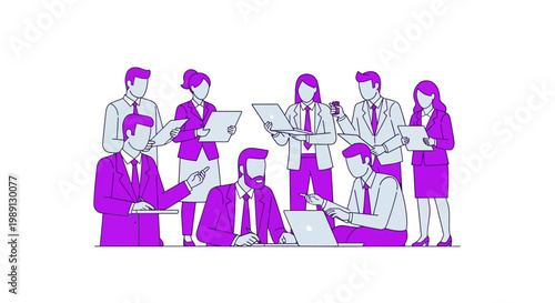 Business people working together office.