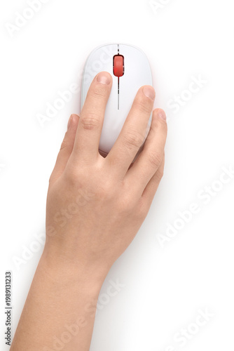 Female hand with modern wir...