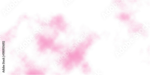 white polka dots pattern over hot pink useful as a background good effect. vector illustration