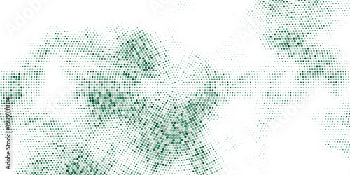 Digital technology pattern background. Glowing blue dotted circle wallpaper. Abstract dot round grid backdrop for business, science, healthcare, medicine, finance design. Vector eps10