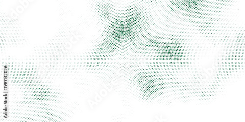 Digital technology pattern background. Glowing blue dotted circle wallpaper. Abstract dot round grid backdrop for business, science, healthcare, medicine, finance design. Vector eps10