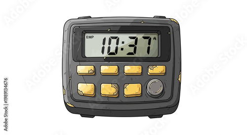 Retro Digital Alarm Clock