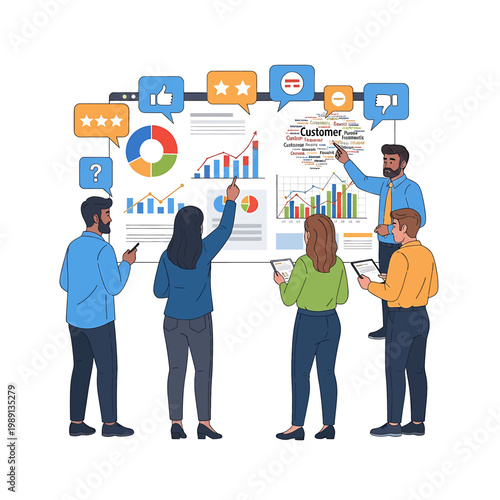 Business people analyzing data charts graphs 9.