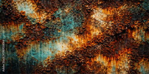 Rusty metal texture background grunge rusty iron surface vintage orange brown steel wall design