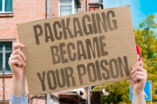 Φωτογραφία "Packaging Became Your Poison" Documented food science confirms plastic packaging leaches toxic chemical compounds into food contents