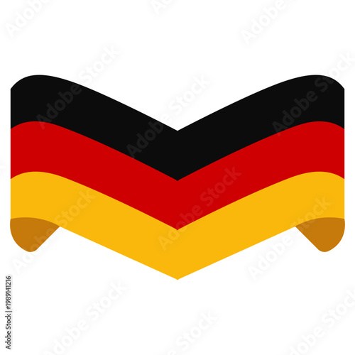 germany flag ribbon