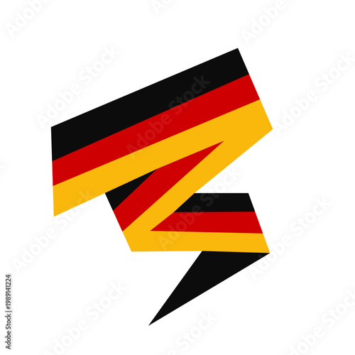 germany flag ribbon