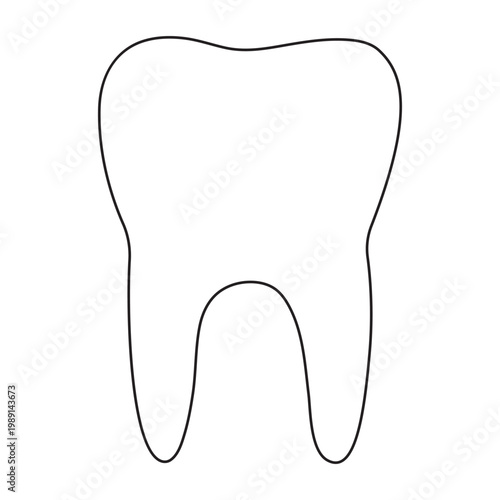 Continuous single line art of teeth dental care and love shape, perfect  vector illustrations.