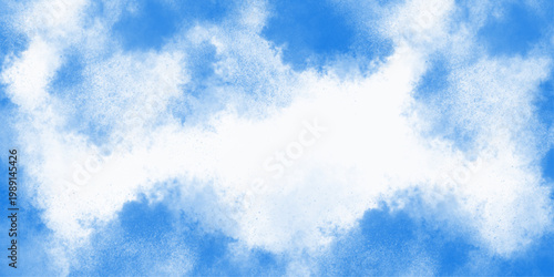 Soft Blue Cloud Texture Abstract Background  Watercolor Sky Seamless Design For Layouts And Wallpapers.