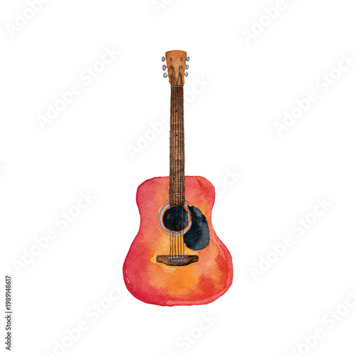 Acoustic Guitar Instrument Music Object.