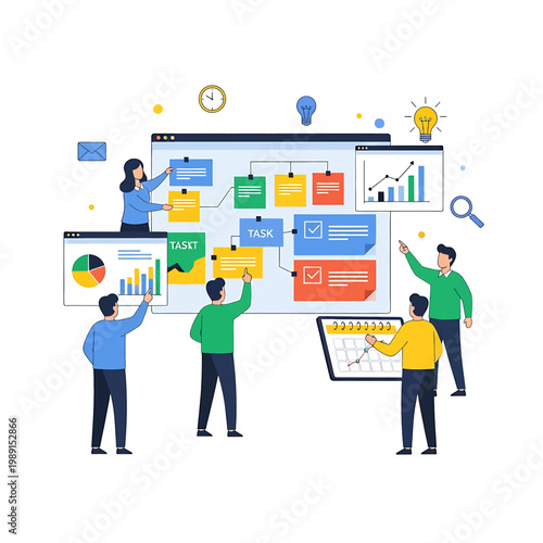 People Working on Data Analysis Project.