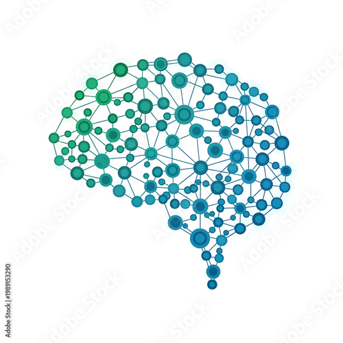 Photography Brain Network Connections Concept Illustration.
