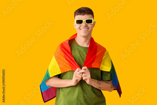 Handsome young happy man wi...