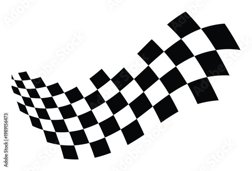 Checkered Flag Vector Illustration