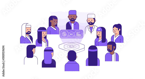 Diverse People in Meeting Discussion.