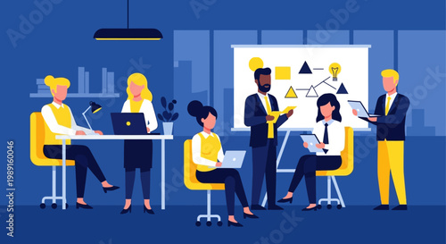 Business People in Meeting Room.