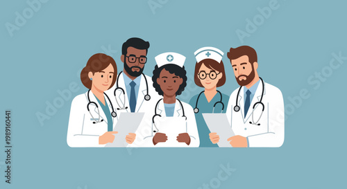 Medical Professionals in Healthcare Team.