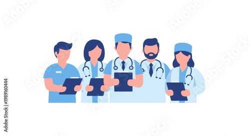 Medical Professionals in Healthcare Team.