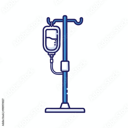 Medical IV Drip Stand with Healthcare Equipment for Hospital Use