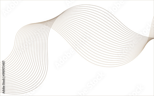 Abstract featuring Wave Lines Background With Flowing Curves Minimal Modern Design And Elegant Motion.