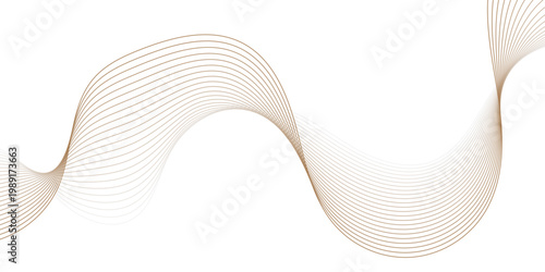 Abstract color Wave Lines Background With Elegant Minimal Flow For Modern Design And Luxury Branding.