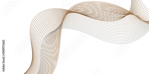 Abstract color Wave Lines Background With Elegant Minimal Flow For Modern Design And Luxury Branding.