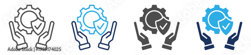 compliance icon set multi concept