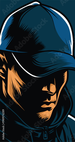 ultras hooligan casual old school football fans sticker logo vector illustration design