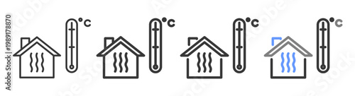 The Ultimate impact Styles with Variations Line of icon set vector illustration