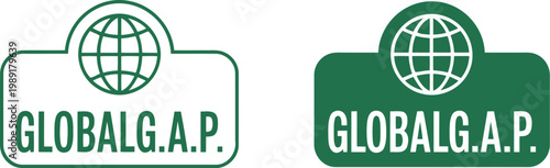 GLOBALG.A.P. certification logo icons for sustainable agriculture and food safety compliance