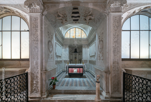 Photos Cappella Carafa,  renaissance styled crypt of  Naples Cathedral hosting the rema