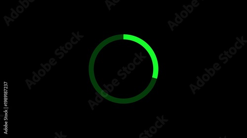 animation circle loading on white background video 4k resolution