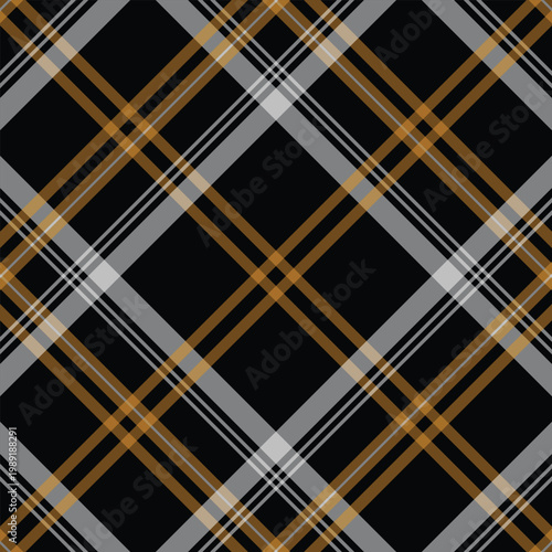 black and gold plaid pattern with gray lines