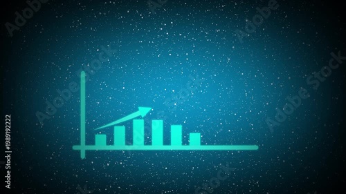 4K Financial Business Charts, Graphs And Diagrams