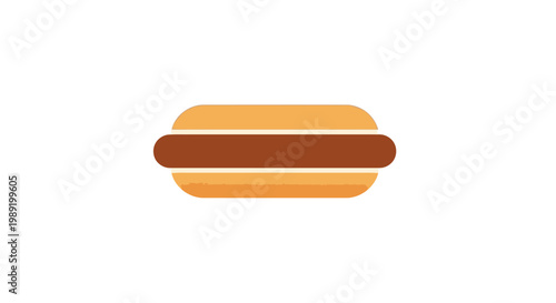 фотографія Hot Dog Icon Illustration.