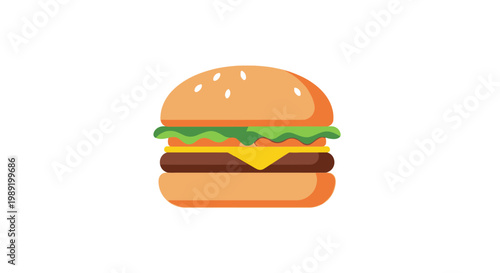 Illustration of a Hamburger.