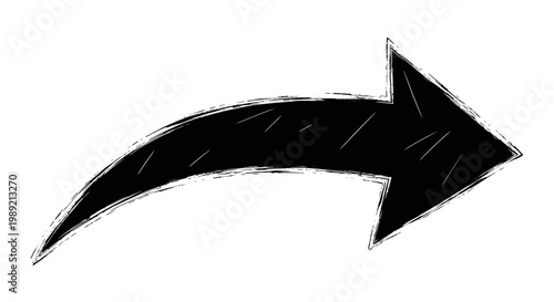 Black Arrow Pointing Right Direction.