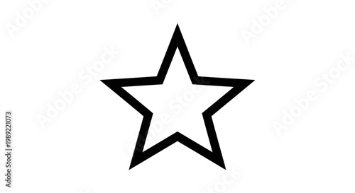 A simple black star shape icon.