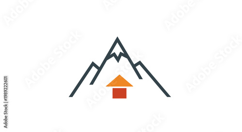 Mountain House Logo Design.