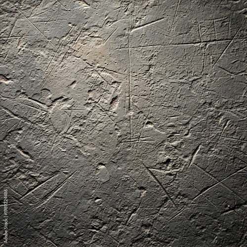 Rough Concrete Texture with Cracks and Shadows, Grunge Background