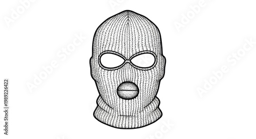 Balaclava Mask - Ski Mask with Eyeholes and Mouth Opening