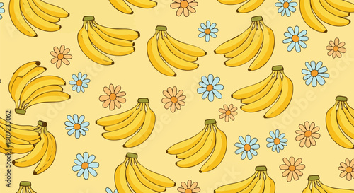 Vintage forget-me-not floral seamless pattern, blue wildflower bouquets on sage green background, elegant botanical vector wallpaper for textile design