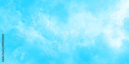 Serene light blue cloudy sky background with soft white clouds and sunny atmosphere for design