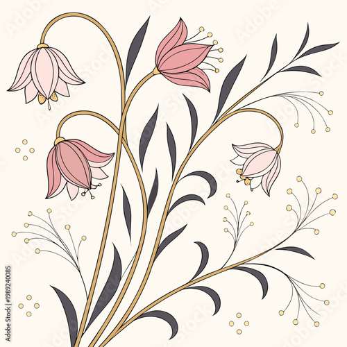 Enchanted Botanical Symphony