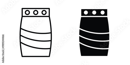 Laundry detergent set, isolated on white background flat vectorsicon set, isolated on white background flat vectors